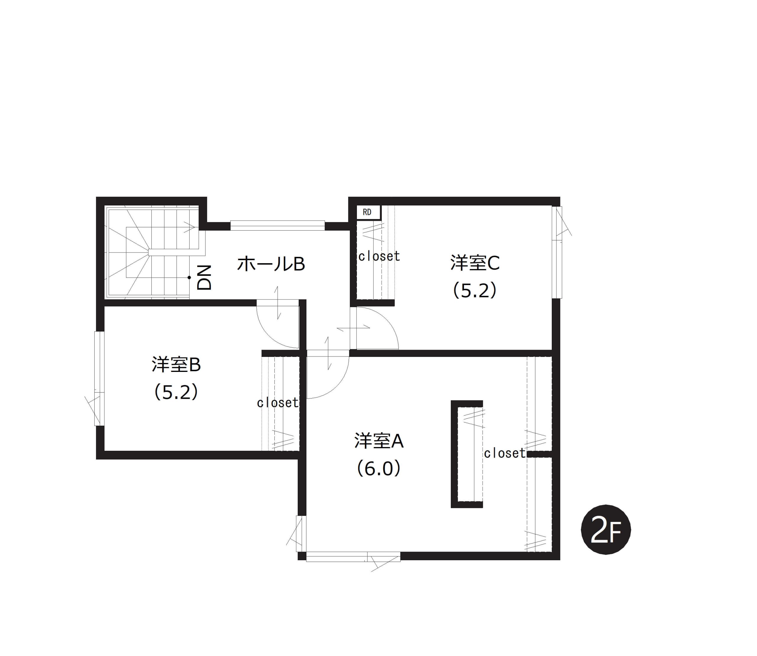 フロアプラン 2F
