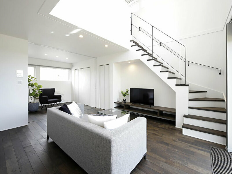 豊栄建設苗穂モデルハウスのリビング