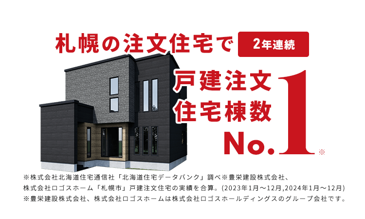 過去８年で４回の戸建注文住宅棟数 No.1